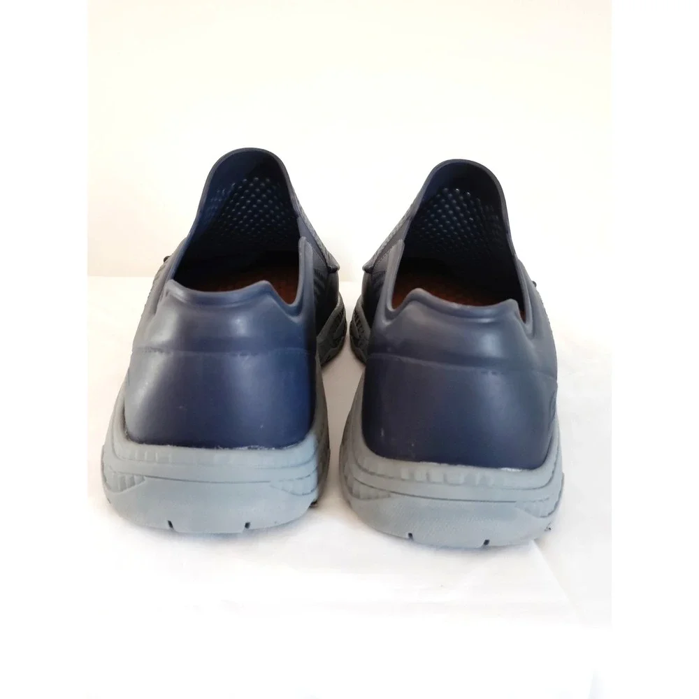 Skechers Men 13 Navy Foamies Perforated‎ Slip-On Water Sport Comfort Beach Shoes